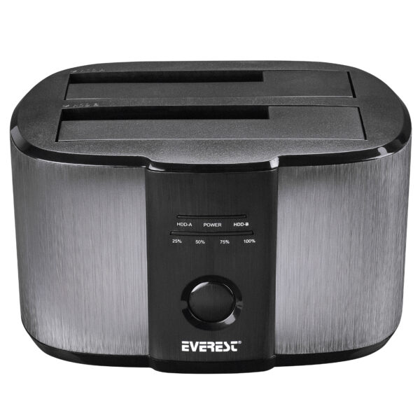 Everest HD3-540 2.5/3.5 İkili USB3.0 SATA III 6Gbps 4TB/6TB/8TB Docking Harddisk Kutusu