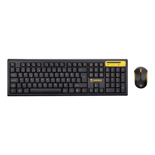 Everest KM-5535 Usb Multi Media Kablosuz Q Standart Klavye + Mouse Set